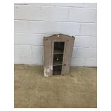 Vtg. Hanging Corner Cupboard