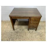 Single Pedestal Vtg. Desk