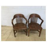(2) Vtg. Arm Chairs