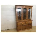 Custom Oak 2 Pc. Hutch