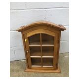 Small Hanging 1-door Curio Cabinet