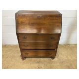 Slant Lid Mahogany Desk