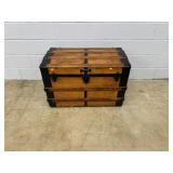 Restored Dome Top Steamer Trunk