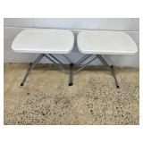 (2) Small Folding Tables