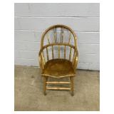 Vtg. Turned, Spindle Back Armchair