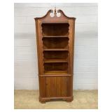 2 Pc. Cherry Corner Cupboard