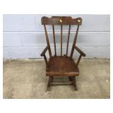 Antique Grain Painted Child