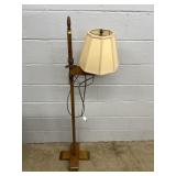 Wooden Adjustable Floor Lamp