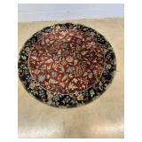 Circular Floral Rug