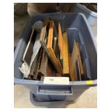 Storage Tote/Lid, Framed Goods