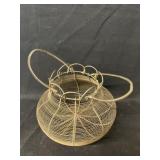 Vintage Wire Form Egg Basket