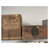 (2) Vintage Wooden Shipping Boxes