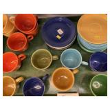 Fiestaware Cups and Saucers