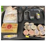 Wooden Nickels, Cigar Box, Children