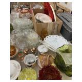 Pattern Glass, Tumblers, Serving Dishes