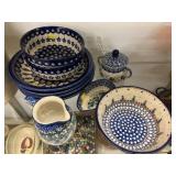 Hand Painted Polish Pottery