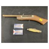 Rubber Band Gun with 22 Ammunition
