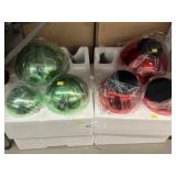 Battery Powered Garden Globes with Hanging Cords