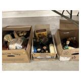 (3) Boxes of Avon Bottles