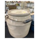 Stoneware Storage Crock with Lid