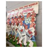 (4) Philadelphia Phillies Cardboard Stand-Ups