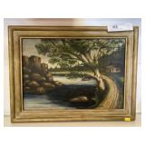 Framed J.W. Himmelberger Oil On Board