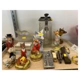 Decorative Fox Collectibles and Pocket Knives