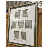 Framed European Horse Engravings
