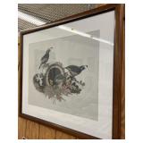 Framed Quail Print