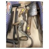 Primitive Draw Knives, Cleaver, Hooks