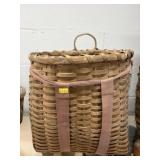 Split ash Woven Shoulder Basket
