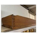 Primitive Tabletop Wooden Dry Sink