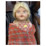 Vintage Plastic Body Doll