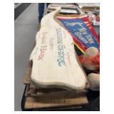 Skinning Boards with Contemporary Sign