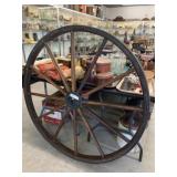 Large Wood Spoke Wagon Wheel