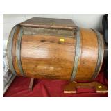 Refinished Wooden Butter Churn