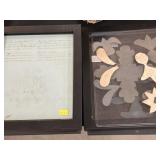 Framed Quilt Patterns with Letter