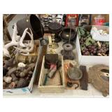 Furniture Finials, Artificial Fruit, Candlesticks