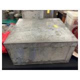 Tin Storage Box with Fish Horn