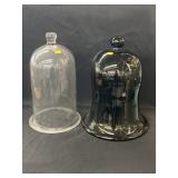 (2) Glass Domes