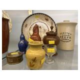Contemporary Pottery with Wood Turned Canister