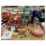 Vases, Artificial Fruit