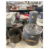 Tin Fluid Can, Pails, Candy Mold