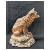 Cast Metal Fox Form Door Stop