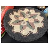 (4) Braided Chair Pads