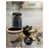 Contemporary Pottery, Head Vases, Wooden Spools
