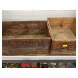(2) Wooden Shipping Boxes