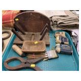 Vintage Tobacco Pouches and Wooden Wares