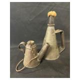 (2) Primitive Lamp Lighters