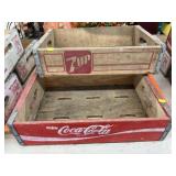 (3) Vintage Wooden Beverage Crates